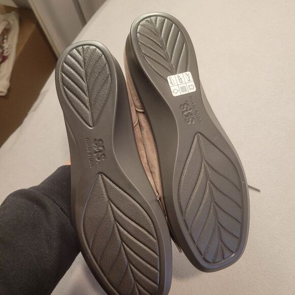 SAS Petra Lace up Loafer Moccasin Shoes Brown Size 8.5 M Leather - Picture 3 of 5